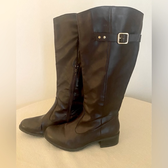 Rampage tall boots in chocolate brown. Size 8 M - Picture 1 of 8